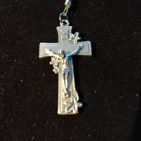 😀 ROSARY Handmade MIRACULOUS CRUCIFIX   36" - Picture 2 of 6